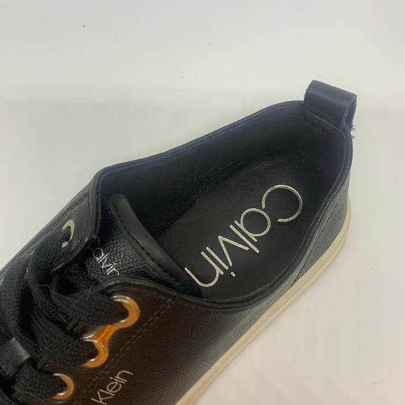 Shoes black leather lace up Calvin Klein - Picture 3 of 4